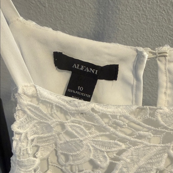 Alfani Women’s  White Lace Dresd - Picture 2 of 10